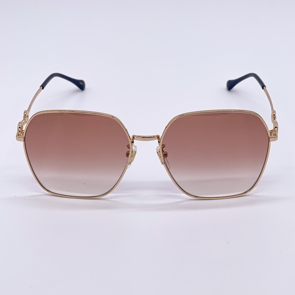 NEW GUCCI GG0882SA 003 NEW GUCCI OVERSIZED ROUNDED SQUARE SUNGLASSES GG0882S - Picture 4 of 14